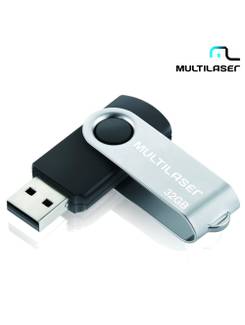 PEN DRIVE 32GB - TWIST PD589 - USB 2.0 - UN - MULTILASER