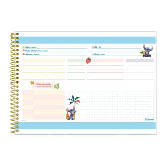 CADERNO DESENHO CAPA DURA 80FLS - ESPIRAL - 3370851 - STITCH - UN - FORONI