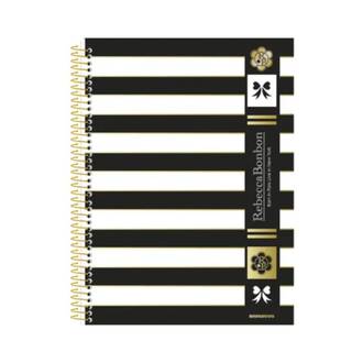 CADERNO UNIV CAPA DURA 1X1 80FLS - REBECCA BOMBOM - PCT 4 - ANIMATIVA