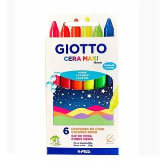 BIG GIZ DE CERA MAXI NEON 6 CORES - 202402ES - UN - GIOTTO