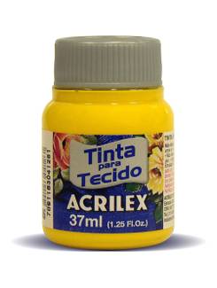 TINTA TECIDO FOSCA 37ML 04140 - AMARELO OURO - UN - ACRILEX