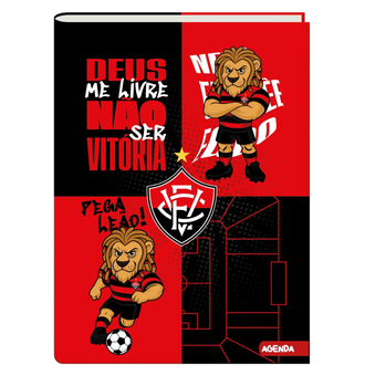 AGENDA COSTURADA 1/4 ECVITORIA 128FL - 8242 - UN - BAHIA ARTES