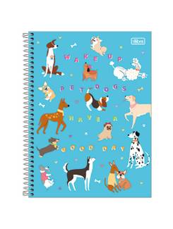 CADERNO UNIV CAPA DURA 1X1 80FLS - HUG ME - UN - TILIBRA