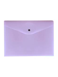 PASTA ENVELOPE C/ BOTAO A4 SERENA - 0012 - LILAS - UN - DELLO