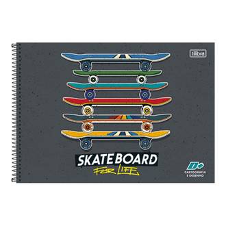 CADERNO DESENHO CAPA DURA 96FLS - ESPIRAL - MAIS+ - UN - TILIBRA