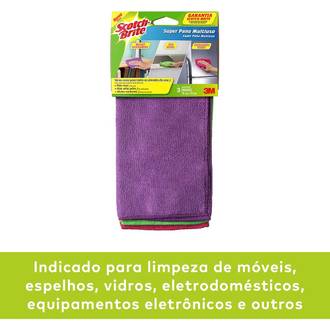 PANO MULTIUSO SUPER C/3 - 29CMX29CM - SCOTCH-BRITE - UN - 3M