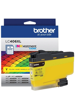 CARTUCHO DE TINTA 406XL AMAREL LC406XLYS - UN - BROTHER