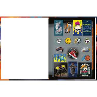 CADERNO BROCHURAO CAPA DURA 80FLS - 305758 - XRACING - UN - TILIBRA