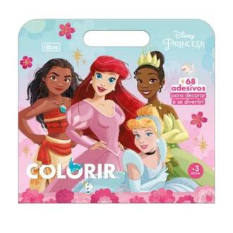 ALBUM COLORIR MALETA PRINCESAS - 304590 - UN - TILIBRA