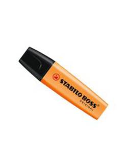 MARCA TEXTO BOSS  - LARANJA - CX 10 - STABILO