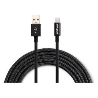 CABO USB - LIGHTNING NYLON 1,5M - EUAL 15NP - PRETO - UN - INTELBRAS