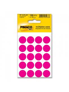 ETIQUETAS P/IDENTIFICACAO  - TP-19FLM - UN - PIMACO