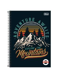 CADERNO UNIV CAPA DURA 16X1 256FLS - PEPPER - UN - TILIBRA