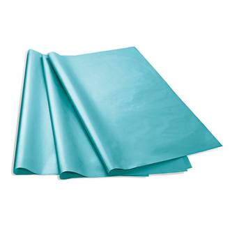 PAPEL SEDA PEROLIZADO - 48X60CM - AZUL AQUA - PCT 20 - RIDET