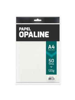 PAPEL DIPLOMATA A4 120G - 50FL OPALINE - 25105 - BRANCO - UN - USAPEL