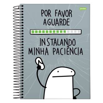 CADERNO UNIV CAPA DURA 1X1 80FLS - FLORK - UN - JANDAIA