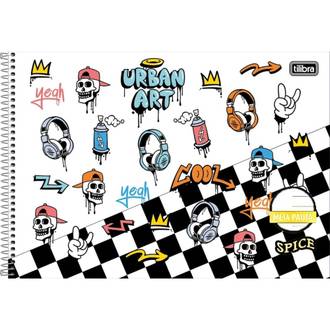 CADERNO MEIA PAUTA CAPA DURA 40FLS - SPICE - PCT 4 - TILIBRA