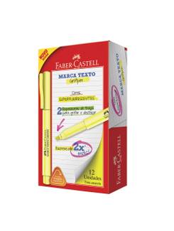 MARCA TEXTO GRIFPEN  - AMARELO - CX 12 - FABER