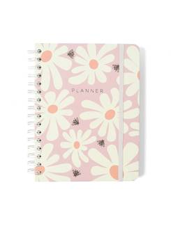 PLANNER PERMANENTE ESPIRAL A5 / MELISSA PINK BLOOMY - UN - CICERO