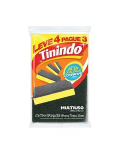 ESPONJA MULTIUSO TININDO LEVE 4 PAGUE 3 - UN - 3M