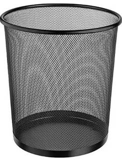 CESTO METAL REDONDO 12,5L - OR98110 - PRETO - UN - ORDENE