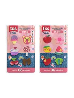 CARTELA PINS HOLIC PICKY C/6 - 912817 - UN - TRIS