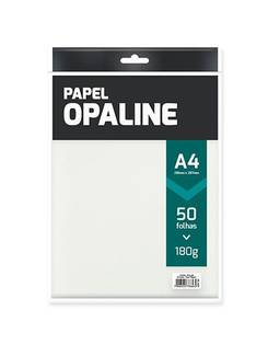 PAPEL DIPLOMATA A4 180G - 50FL OPALINE - 25021 - BRANCO - UN - USAPEL
