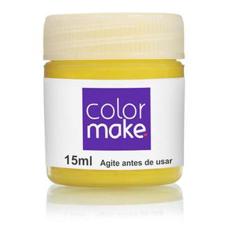 TINTA FACIAL LIQUIDA 15ML  - AMARELO - CX 12 - COLOR MAKE