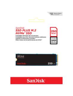 SSD 250GB PLUS M.2 NVME SDSSDA3N-250G-G26 - UN - SANDISK