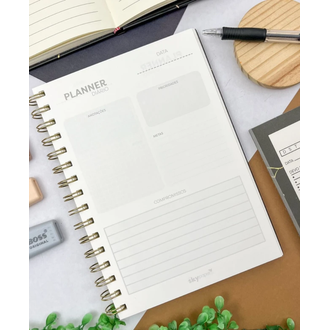 PLANNER DIARIO BLACK GOLD - SK2110 - UN - SKYPAPER