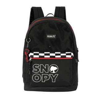 MOCHILA COSTAS JUVENIL SNOOPY MS49721SN - PRETO - UN - LUXCEL