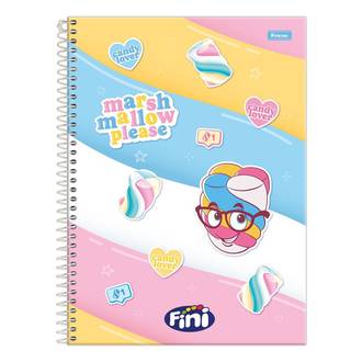 CADERNO UNIV CAPA DURA 10X1 160FLS - 3370266 - FINI - PCT 4 - FORONI
