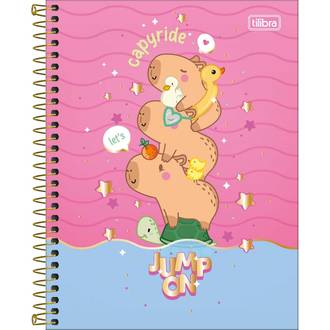 CADERNO COLEGIAL CAPA DURA 10X 120FLS - CAPYCLUB - UN - TILIBRA