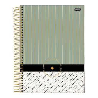 CADERNO UNIV CAPA DURA 10X1 160FLS - 72783-26 - DOTS E SPOTS - UN - JANDAIA