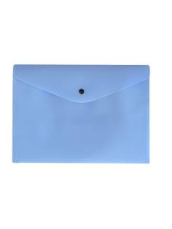 PASTA ENVELOPE C/ BOTAO A4 SERENA - 0012 - AZUL - UN - DELLO