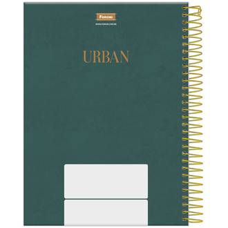 CADERNO COLEGIAL CAPA DURA 1X1 80FLS - URBAN - PCT 4 - FORONI