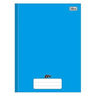 CADERNO BROCHURAO CAPA DURA 96FLS - D+ - AZUL - PCT 5 - TILIBRA
