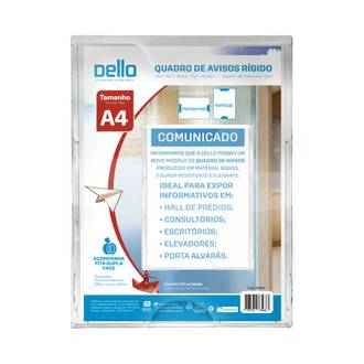 QUADRO DE AVISO A4 RIGIDO 0538.H - UN - DELLO