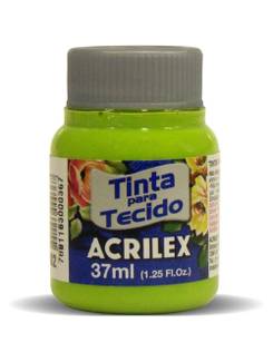 TINTA TECIDO FOSCA 37ML 04140 - VERD MACA - CX 12 - ACRILEX
