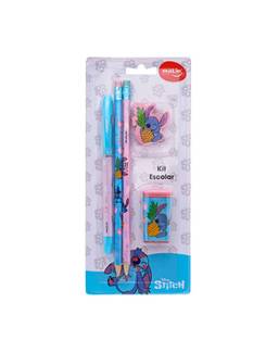 KIT ESCOLAR STITCH 5 PCS - 31315 - UN - MOLIN