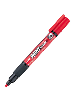 MARCADOR PINCEL PERMANENTE MMP20-BO - VERMELHO - UN - PENTEL