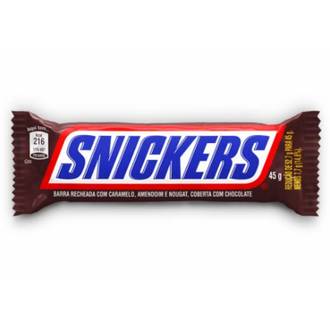 BARRA CHOCOLATE SNICKERS 45G - AMENDOIM - UN - MASTERFOODS