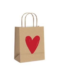 SACOLA DE PAPEL ROMANTICA/FEM SORTIDO-14000743 - 32x26,5x13 G - UN - CROMUS