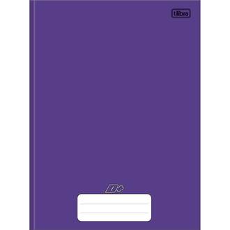 CADERNO BROCHURAO CAPA DURA 96FLS - D+ - ROXO - UN - TILIBRA