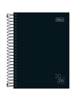 AGENDA ESPIRAL SPICE PRETO M3 - DIARIA - 391026 - UN - TILIBRA