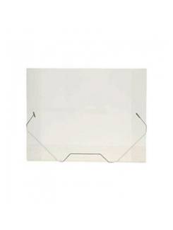 PASTA ELASTICO PLASTICA 2CM OFICIO - 1022 - CRISTAL - PCT 10 - ACP