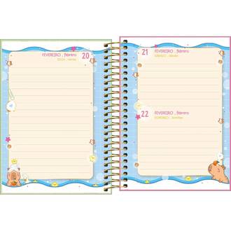 AGENDA ESPIRAL CAPYCLUB M3 - DIARIA - 393843 - PCT 4 - TILIBRA