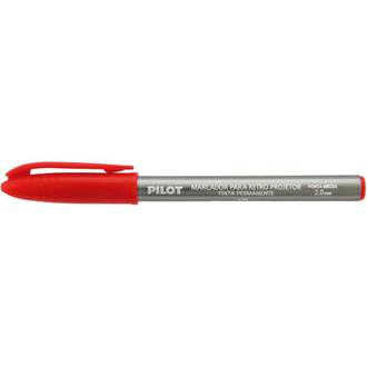 MARCADOR PARA RETRO-PROJETOR 2.0MM - VERMELHO - UN - PILOT