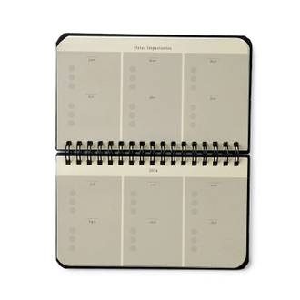 AGENDA ESPIRAL BOSSA NOVA 16X9- PLANNER BOEMIA CARAMELO - UN - CICERO