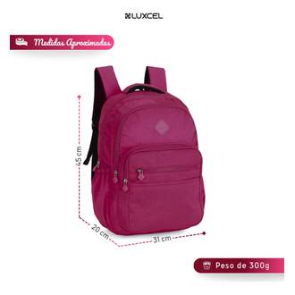 MOCHILA COSTAS CRINKLE ADV MS50131AV - PINK - UN - LUXCEL